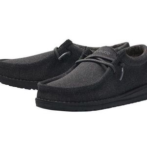 Hey Dude Black Moccasin Style Shoes